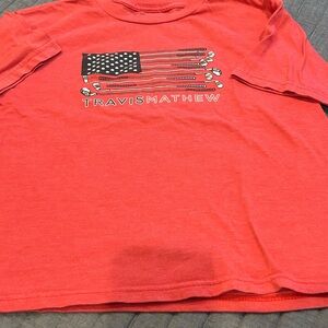 Travis Mathew Kids Red Graphic T-Shirt